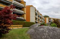 Blokkbebyggelse i Nordseterskogen borettslag. Foto: Leif-Harald Ruud (2022)