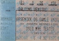 285. Oslo Nye Teater billett 1992.JPG
