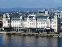 Havnelageret sett fra Munchmuseet april 2022. Foto: Stig Rune Pedersen