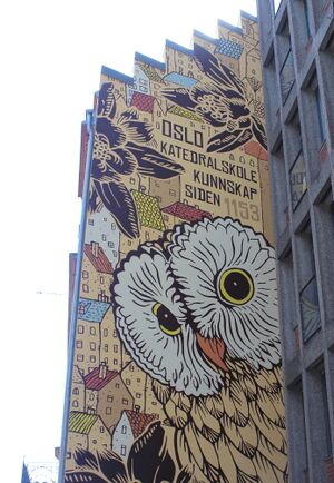 Oslo katedralskole veggmaleri 2016.jpg