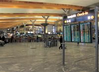 Motiv fra avgangshallen ved Oslo lufthavn. Foto: Stig Rune Pedersen