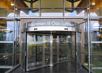 Inngangsparti, Oslo lufthavn. Foto: Stig Rune Pedersen