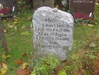 Fysikeren Otto Øgrim og hans sønn, AKP-ideologen Tron Øgrim er gravlagt i familiegrav på Østre gravlund. Foto: Stig Rune Pedersen