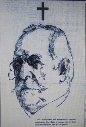 Otto Blehr faksimile Aftenposten 1927.JPG