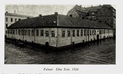 Paleet i 1924. Fra Det gamle Christiania, utg. 1924. Foto: Ukjent