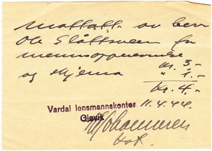Paulsberg-kvitering-fra-Vardal-lensmanskontor-11-4-1944.jpg