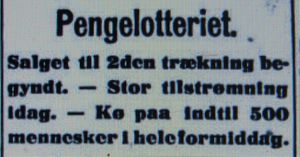 Pengelotteriet faksimile Aftenposten 1913.JPG