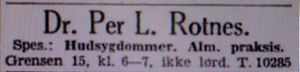 Per Ludvig Rotnes annonse Aftenposten 1932.jpg