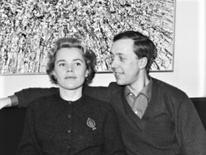 Per Theodor Haugen og Sissel Sellæg 1957.jpg