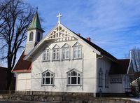 Pinsekirken i Bærum (1891). Foto: Stig Rune Pedersen (2016)