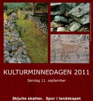 Utsnitt fra plakat, Kulturminnedagene 2011.