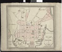 1827: Plan over Christiania Bye og en Deel av Forstæderne.
