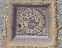 Polygonpunkt med St. Hallvard i Prost Hallings vei i Oslo. Foto: Stig Rune Pedersen