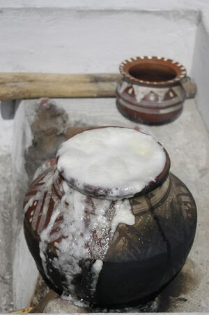 Pongal or Pongali being cooked in Salem, Tamil Nadu, India.jpg