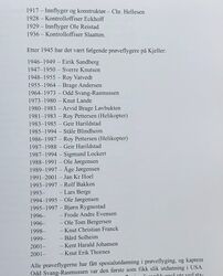 Prøveflygere på Kjeller.