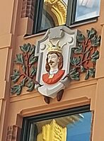 Detalj fra Prinsens gate 22 (Bragegården). Foto: Pål Giørtz (2021).