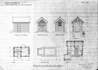 Øi stasjon. Privet. Arkitekt Ivar Næss