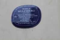 Rådhusgata 10: Niels Wulfsbergs trykkeri og bokhandel. 59.909105° N 10.743861° Ø