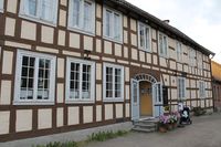 Rødfyllgata 12, lagerbygning, gjenreist på Norsk Folkemuseum. Foto: Chris Nyborg (2013)