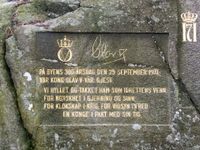 Kongebesøk, Olav V 1971. Foto: Roy Olsen (2005).