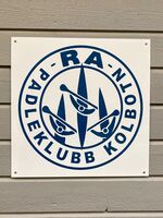 Ra padleklubbs logo. Solbråtanveien på Kolbotn i Nordre Follo kommune.