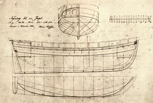 Rasmus Rolfsen Tegning til en Jagt Bergen 1833.jpg