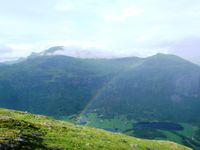 Rett før klargjering til påhogg Eidsbotnen, sett frå Skaphornet