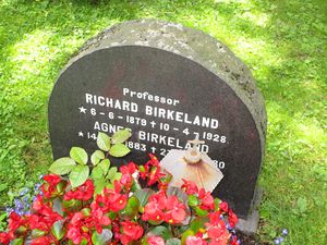 Richard Birkeland gravminne Oslo.JPG