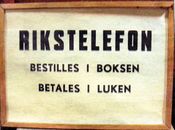 I Telegrafverkets ekspedisjonslokaler var slike oppslag en naturlig del av interiøret i mange tiår.