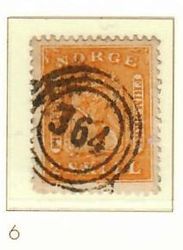 Riksvåpen II fra 1863 - 2 skilling.