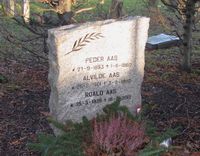 Gravminne, skøyteløper og syklist Roald Aas. Foto: Stig Rune Pedersen