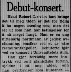 Robert Levin faksimile Aftenposten 1932.JPG
