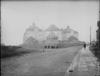 Rosenhof skole Foto: Narve Skarpmoen/Nasjonalbiblioteket (1916).