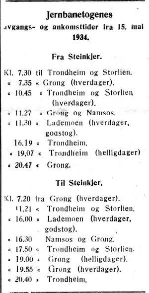 Rutetabell i Inntrøndelagen og Trønderbladet 17.9. 1934.jpg