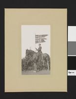 118. Rytter med Generalstabens flagg - no-nb digifoto 20160415 00223 bldsa EYDE00072.jpg