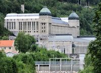 Såheim kraftverk fotografert i august 2021. Foto: Stig Rune Pedersen