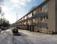 Motiv fra søndre del av Søren Jaabæks gate, nr. 4 til høyre. Foto: Stig Rune Pedersen