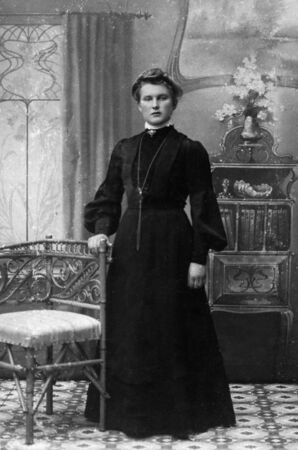 Nikoline Nilsen (1d) i ungdommen.