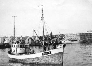 M/S «Nordøysund» H-80-FE i Haugesund. Byggeår 1950, opprinneleg lengd 46,8 fot og motor 30 HK Wickman, vart forlengd i 1956 til 55,9 fot og ny motor 180 HK Caterpillar. Eigarar Malvin Olsen, Olai Olsen, Adolf og Einar Andreassen.