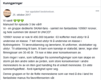 Vi vant-status fra HQ i "Hookeauksjon!", 25.10.2017.