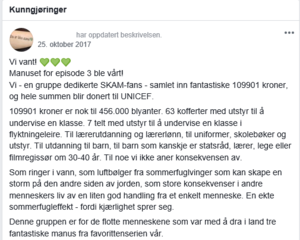 SKAM Hookeauksjon Vi vant Status fra HQ 25.10.2017.PNG