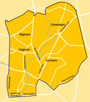Bydel Sagene, tegna av Bruker:As-arne.