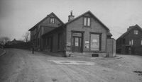 Butikk i krysset ved Sandakerveien, omkring 1915-1919. Foto: fra Sagene menighets arkiv