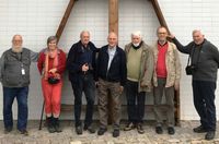 Fra Samkultbefaringen til Vegmuseet 2017. Fra venstre Geir Paulsrud, Sidsel Sandelien, Lars Roede, Dag Bjørnland, Ivar Erlend Stav, Bo Wingård og Bjørn Foss.