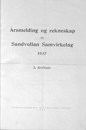 Sandvollan S-lag Årsberetning og regnskap 1937 a.jpg