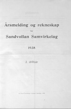 Sandvollan S-lag Årsberetning og regnskap 1938 a.jpg