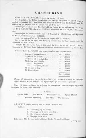 Sandvollan S-lag Årsberetning og regnskap 1950 b.jpg