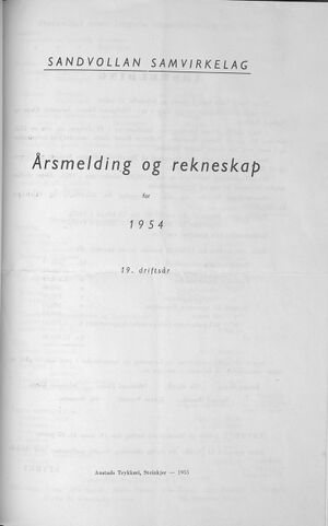 Sandvollan S-lag Årsberetning og regnskap 1954 a.jpg