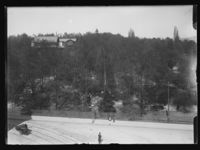 Utsikt til St. Hanshaugen, ukjent år. Foto: Narve Skarpmoem