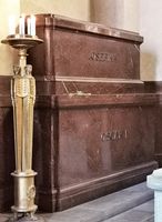 Josefine og Oscar Is sarkofager i Riddarholmskyrkan i Stockholm. Foto: Trond Nygård (2019).